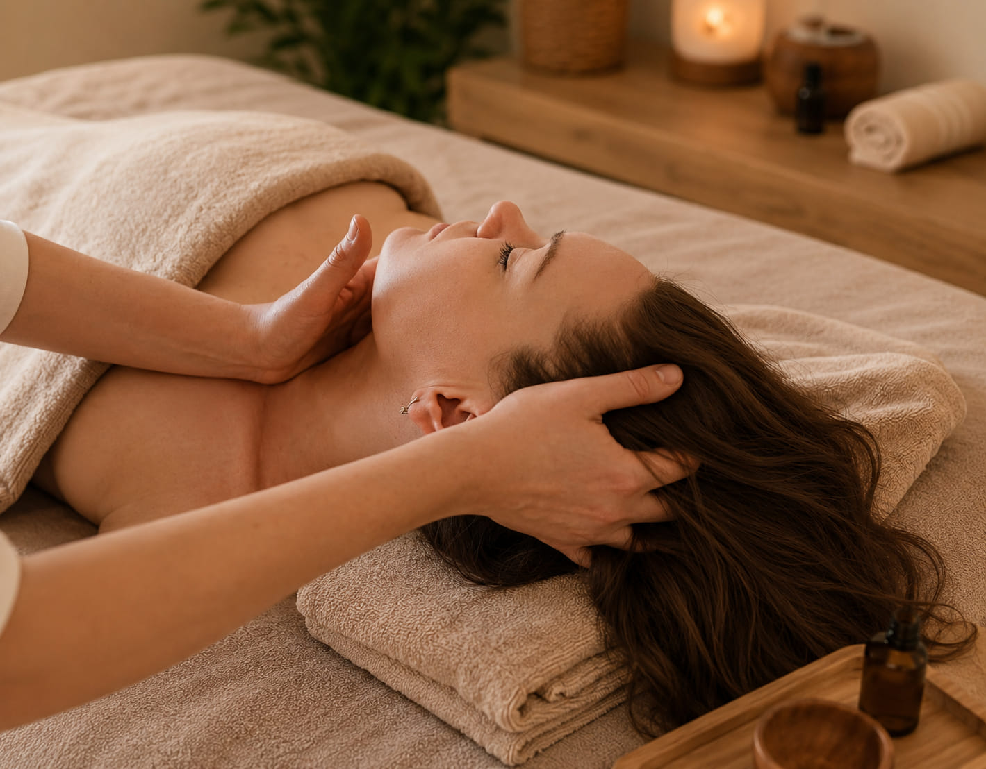 Anti-Migräne Kopfmassage